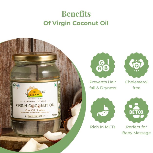 Organic Virgin Coconut Oil (500ml)