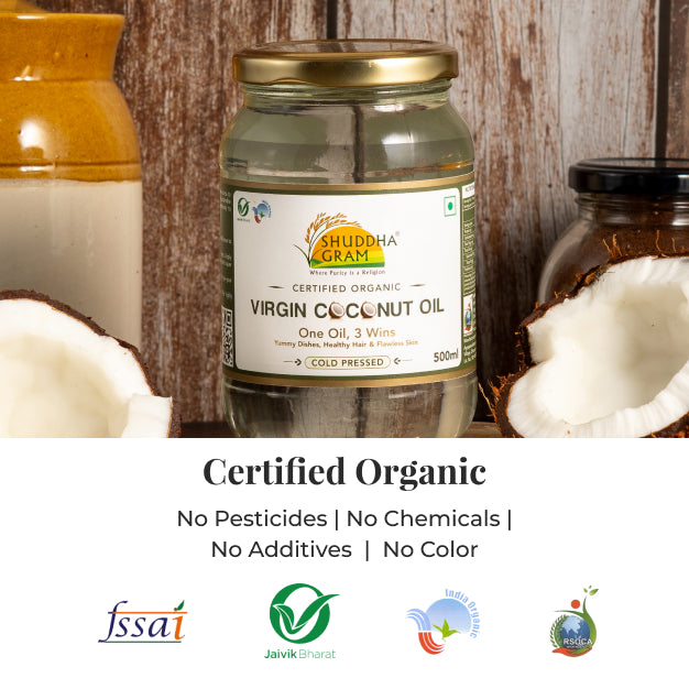 Organic Virgin Coconut Oil (500ml)