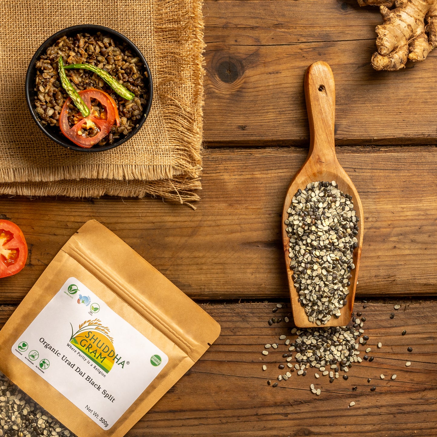 Organic Urad Dal Black Split