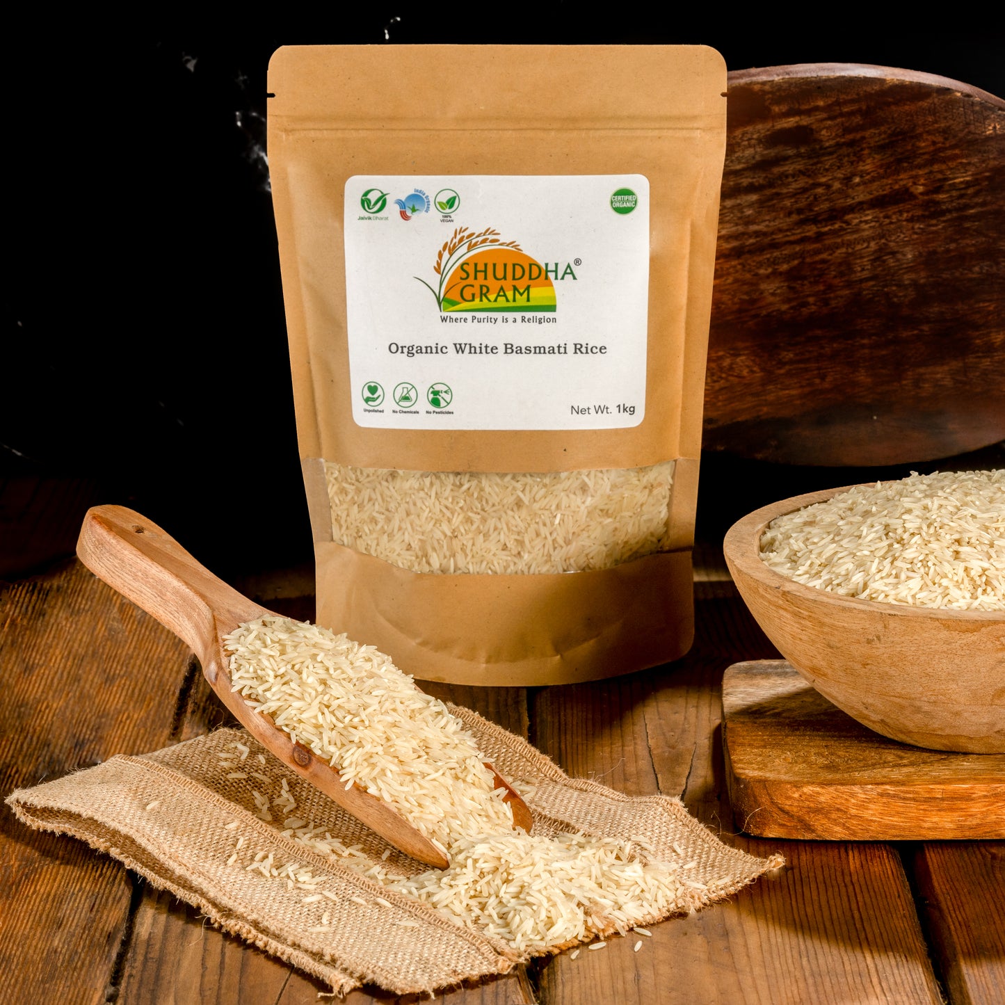 Organic White Basmati Rice