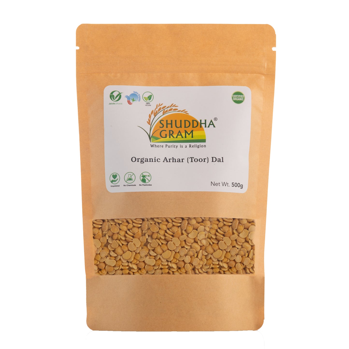 Organic Arhar Dal (Toor Dal)