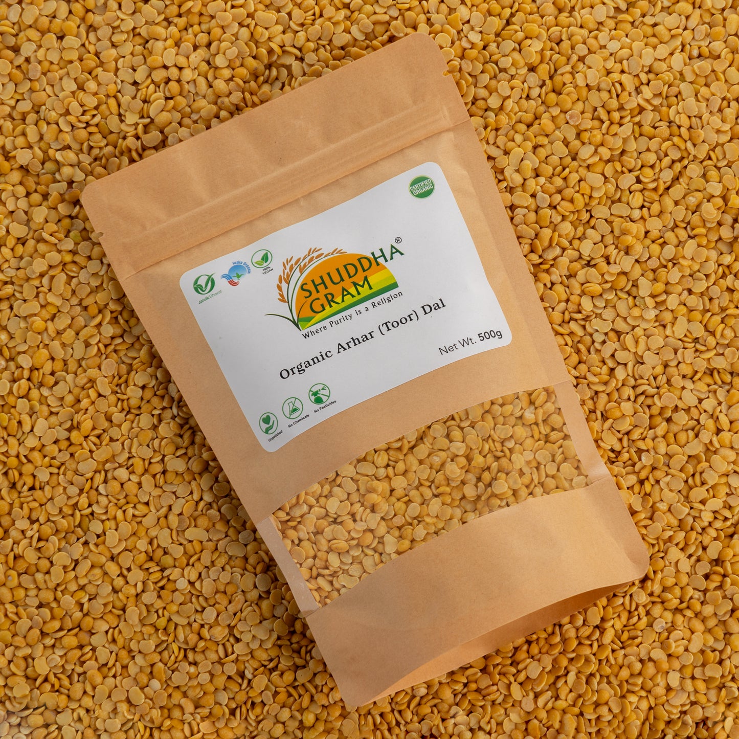 Organic Arhar Dal (Toor Dal)